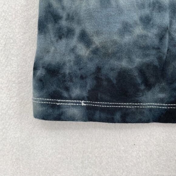 -Hot Topic Fall Out Boy Tie Dye Crown Logo Tee Blue/Black M - Picture 6 of 6